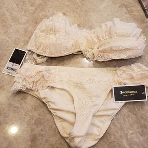 JUICY COUTURE TWO Piece bathing suit with tags NEW